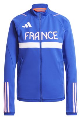 adidas Training Team France Jacket Bleu Femme