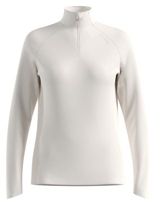 Pull Odlo 1/2 Zip Essential Ceramiwarm Blanc Femme