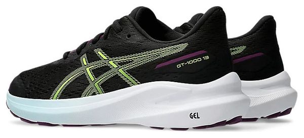 Asics GT-1000 13 GS Running-Schuhe Schwarz/Gelb Kinder