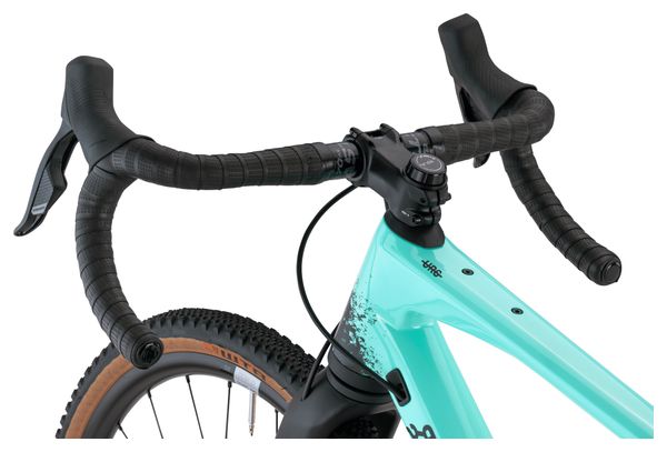 Gravel bike BMC URS 01 LT Two Sram Rival eTap AXS / GX Eagle AXS 12V 700 mm Blue Green Minty Aqua 2024