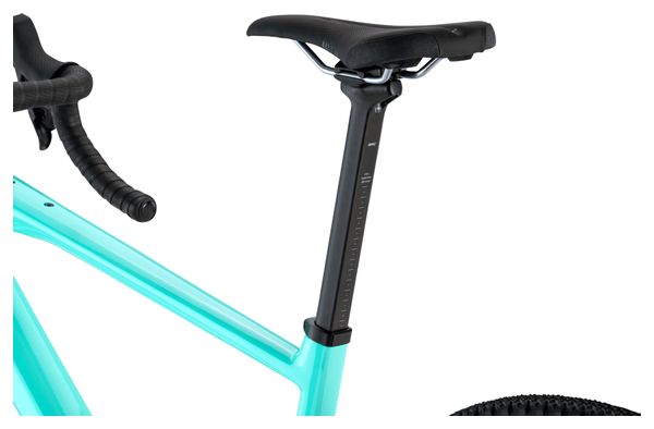 Gravel bike BMC URS 01 LT Two Sram Rival eTap AXS / GX Eagle AXS 12V 700 mm Blue Green Minty Aqua 2024
