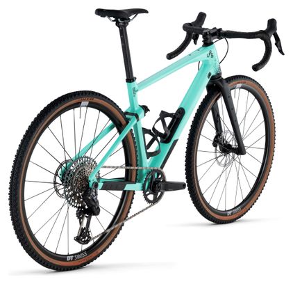 Gravel bike BMC URS 01 LT Two Sram Rival eTap AXS / GX Eagle AXS 12V 700 mm Blue Green Minty Aqua 2024