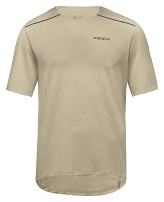 Gore Wear Contest 2.0 Jersey met korte mouwen Beige