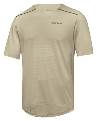Gore Wear Contest 2.0 Jersey met korte mouwen Beige