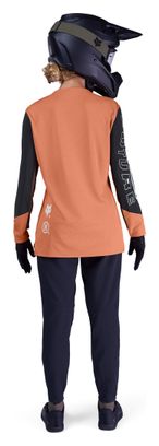 Maglia Fox Defend Elevated a manica lunga da donna Coral