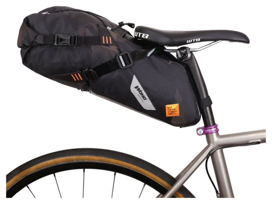 Bolsa de sillín Woho XTouring Dry M 8-12L Cyber-Camo Diamond Black