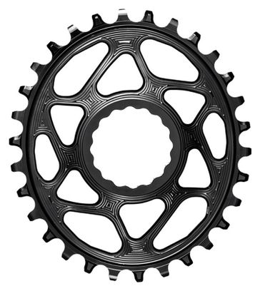 AbsoluteBlack Narrow Wide Direct Mount Boost Oval Chainring for Race Face Cranks and Shimano HG+ 12V Chain