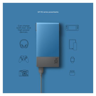 Batterie Externe GP M10B 10000 mAh / 22.5 W Bleu