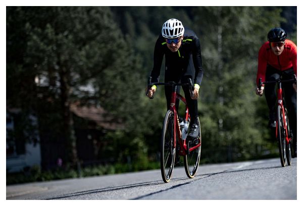 Maillot Manches Longues Velo Rogelli Core Homme Noir Jaune