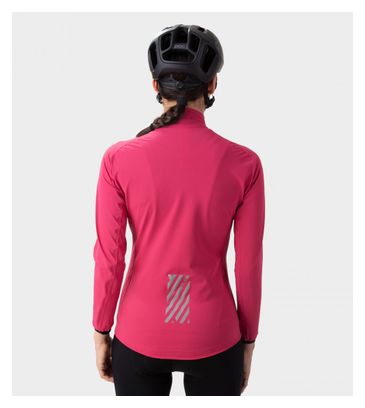 Chaqueta impermeable para mujer Alé Racing Rosa