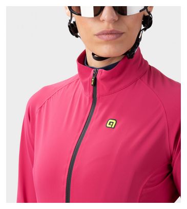Chaqueta impermeable para mujer Alé Racing Rosa