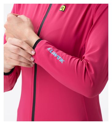Chaqueta impermeable para mujer Alé Racing Rosa