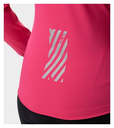 Chaqueta impermeable para mujer Alé Racing Rosa
