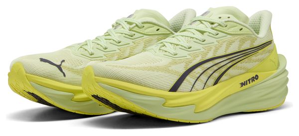 Zapatillas de running Puma Deviate Nitro 4 amarillas para hombre