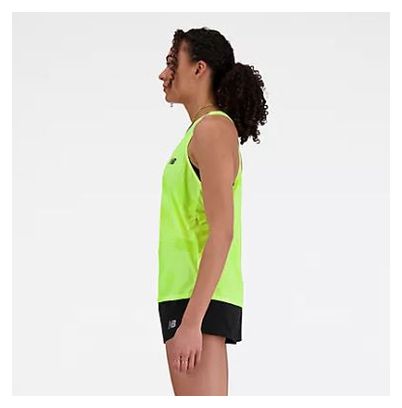 New Balance Athletics London Edition Yellow Women's Tank Top