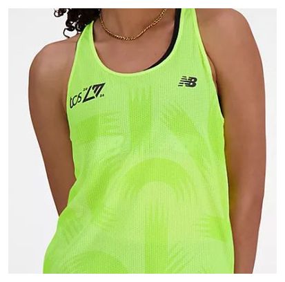 New Balance Athletics London Edition Yellow Women's Tank Top