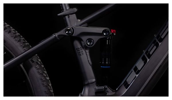 Cube Stereo Hybrid 120 One 625 Suspensión total eléctrica MTB Shimano Cues 10S 625 Wh 27,5'' Negro 2024