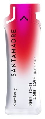 Santa Madre Energy Gel 30Cho 100 Caf Strawberry - 50ML