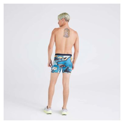 Boxer Saxx Volt Breathable Mesh Shark Street Bleu