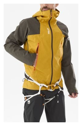 Wasserdichte Jacke Millet Seneca Gore-Tex 3L Gelb/Grün