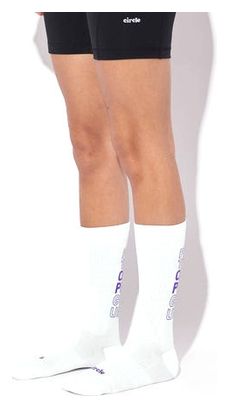 Circle Speedy High Running Socks Blanco