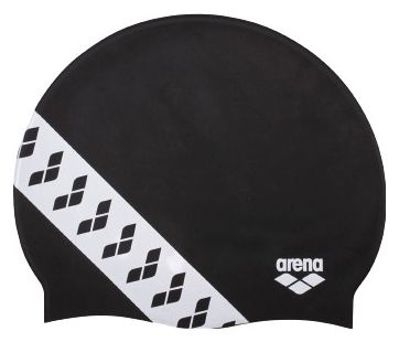 Bonnet de Natation Arena Team Stripe Noir