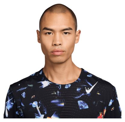 Maillot de manga corta Nike AeroSwift Glam Negro, Hombre