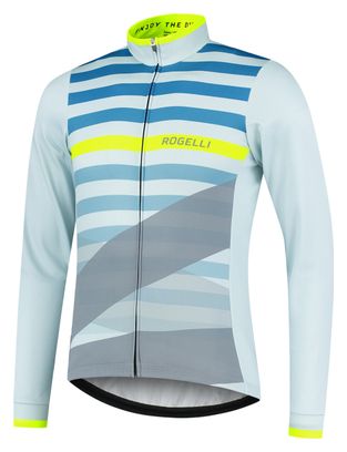 Maillot Manches Longues Velo Rogelli Stripe - Homme