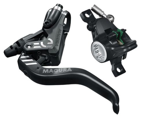 LEVIER + ETRIER FREIN A DISQUE MAGURA MT4 eSTOP NOIR 2DOIGTS DURITE 2200mm COMPATIBLE DROIT OU GAUCHE  AVANT OU ARRIERE (KIT)