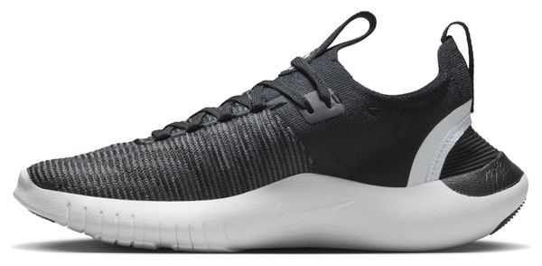 Nike Free Run Fkyknit Next Nature Black White Women's Running Shoes