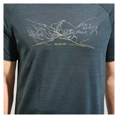 Camiseta gris Odlo Run <p><strong> Bike Hike Ascent Performance Wool</strong></p>130