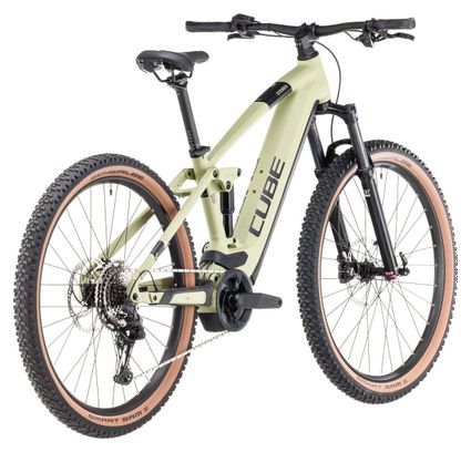 Cube Stereo Hybrid 120 One 625 Elektrische Volledig Geveerde MTB Shimano Cues 10S 625 Wh 29'' Olijfgroen 2024