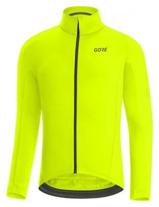 Maillot Manches Longues GORE Wear C3 Thermo Jaune Fluo