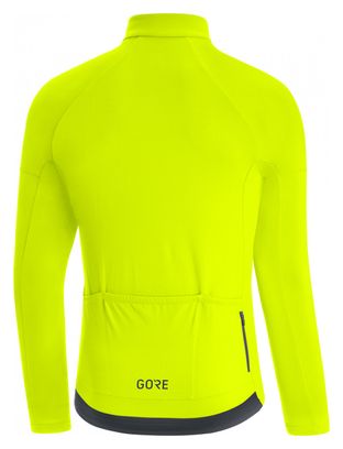 Long Sleeves Jersey GORE Wear C3 Thermo Yellow Fluo