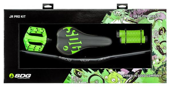 Kit de Mise à Niveau SDG Jr Pro Kit Vert Fluo pour Vélo Enfant