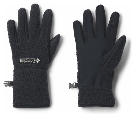 Guantes de forro polar Columbia Helvetia II para mujer Negro