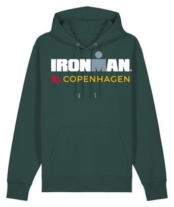 Felpa Ironman Copenhagen con cappuccio verde