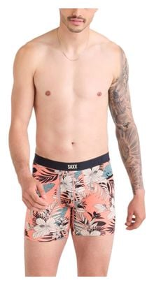 Saxx Vibe Xtra Fly Hibiscus Jungle Coral Boxer Herren