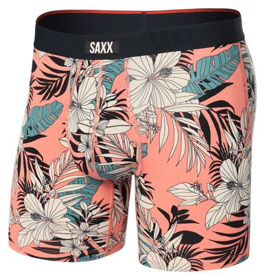 Boxer da uomo Saxx Vibe Xtra Fly Hibiscus Jungle Coral