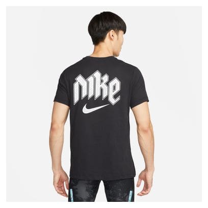 Nike Dri-Fit Run Division Short Sleeve Shirt Black
