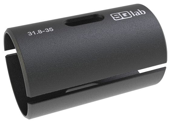 SQlab Aluminium 31,8 tot 35 mm steel verloopstuk