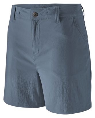 Pantaloncini da trekking Patagonia Quandary da donna 5' Blu