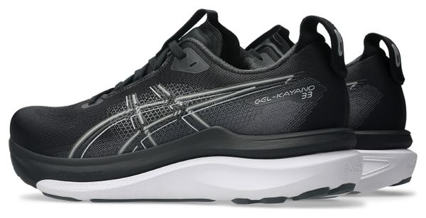 Asics Gel-Kayano 33 Running Shoes for Men, Black/White