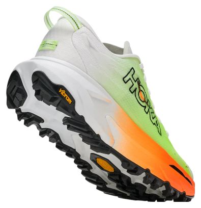 Zapatillas de trail Hoka Mafate 5 blancas/naranjas para hombre