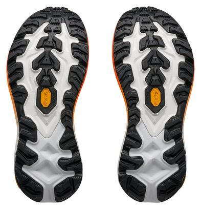 Zapatillas de trail Hoka Mafate 5 blancas/naranjas para hombre