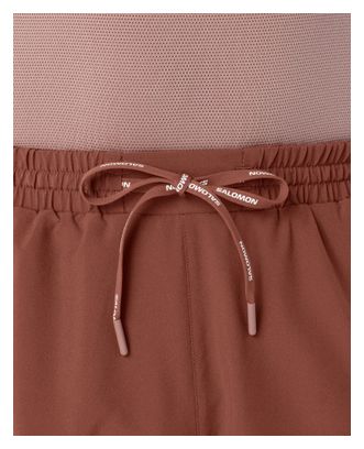 Pantalones cortos Salomon SHKout Core 5in marrones para hombre