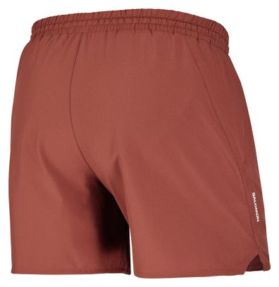 Pantalones cortos Salomon SHKout Core 5in marrones para hombre