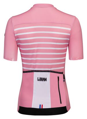 LeBram Ventoux Salmon Women's Short Sleeve Jersey Adjusted Cut
