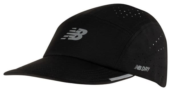 New Balance 5 Panel Pro Run Cap Schwarz