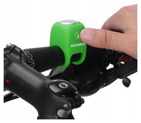 Rockbros CB1709BK Sonnette de vélo électronique vert